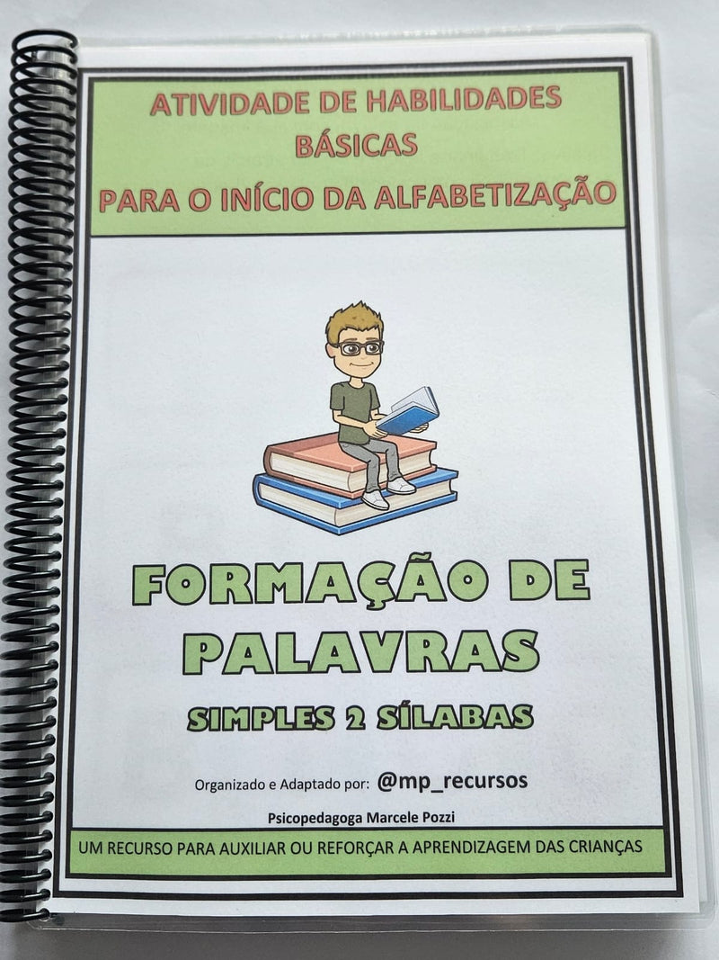 Livro de Atividades: Formação de palavras